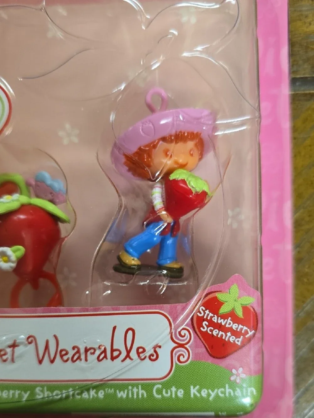 Strawberry Shortcake Berry Sweets Wearables Keychain Charm Set